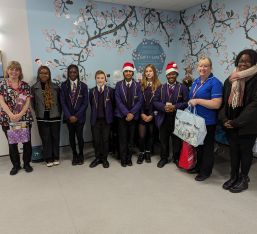 Student Council Deliver Advent Donations to MK University Hospital