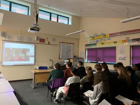 Students with Baroness Fookes